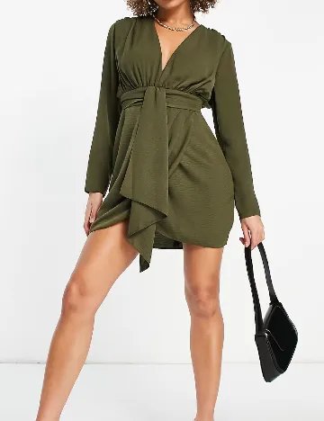 Rochie scurta ASOS, kaki Verde