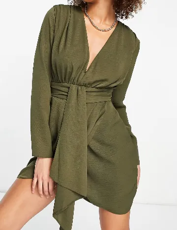 Rochie scurta ASOS, kaki Verde