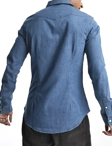 Camasa ASOS, albastru