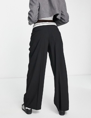 Pantaloni Stradivarius, negru