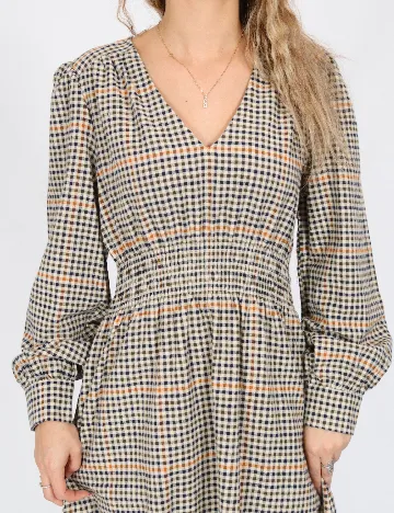 Rochie medie Object, mix culori Mix culori