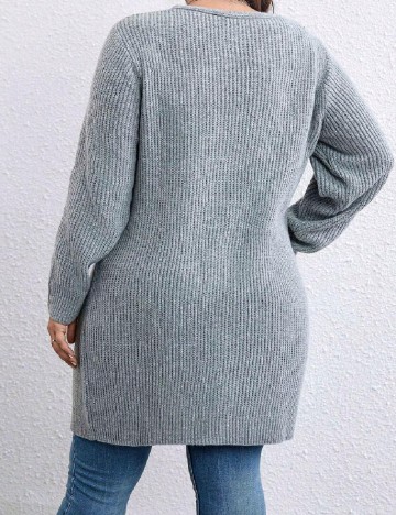 Cardigan SHEIN CURVE, gri