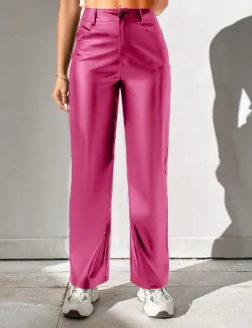 Pantaloni SHEIN, roz Roz