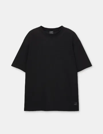 Tricou Pull&Bear, negru Negru