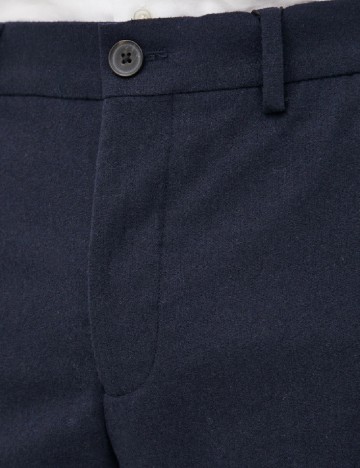 Pantaloni Selected, bleumarin