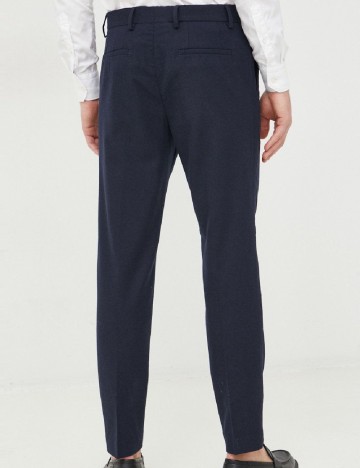 Pantaloni Selected, bleumarin