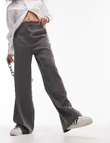 Pantaloni Top Shop, gri Gri