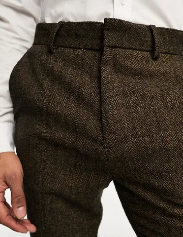 Pantaloni ASOS, maro Maro