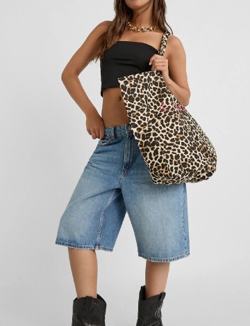 Geanta Stradivarius, animal print