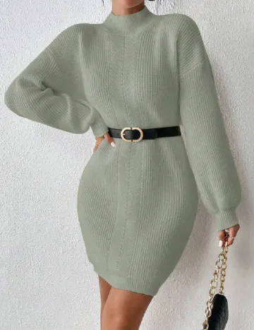 Rochie scurta SHEIN, verde Verde