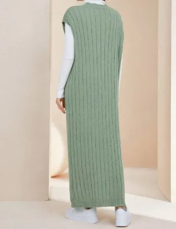 Rochie lunga SHEIN, verde Verde