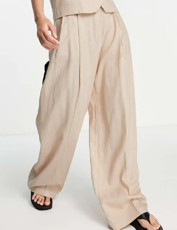 Pantaloni Top Shop, bej Crem