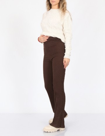 Pantaloni SHEIN, maro