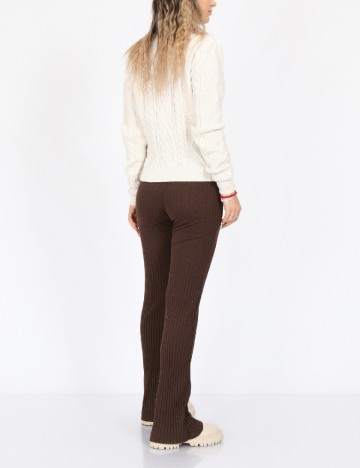 Pantaloni SHEIN, maro