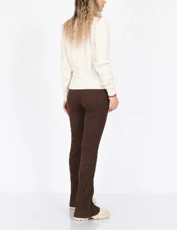 Pantaloni SHEIN, maro Maro