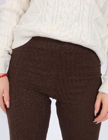 Pantaloni SHEIN, maro Maro