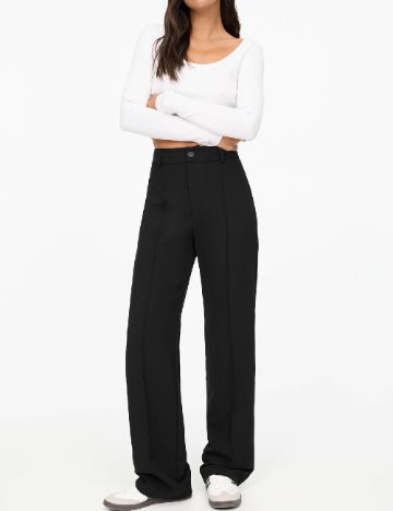 Pantaloni Pull&Bear, negru