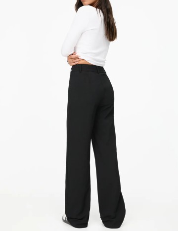 Pantaloni Pull&Bear, negru