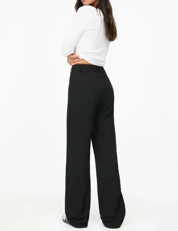 Pantaloni Pull&Bear, negru Negru