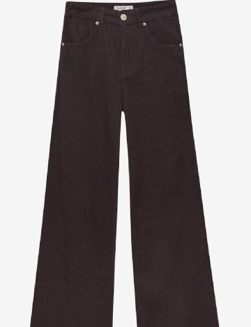 Pantaloni Pull&Bear, maro