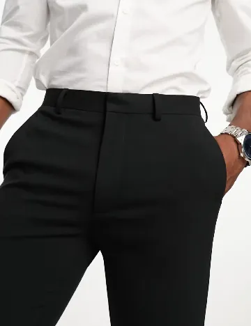 Pantaloni ASOS, negru Negru