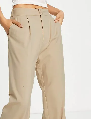 Pantaloni Stradivarius, bej Crem