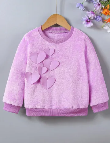 Bluza Shein Kids, mov Mov