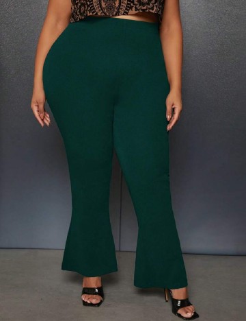 Pantaloni SHEIN CURVE, verde