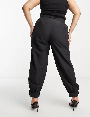 Pantaloni extro&vert Plus Size, negru Negru