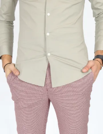 Pantaloni ASOS, visiniu Rosu