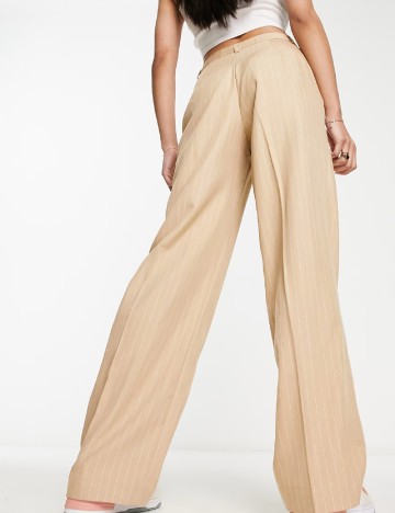 Pantaloni Stradivarius, crem