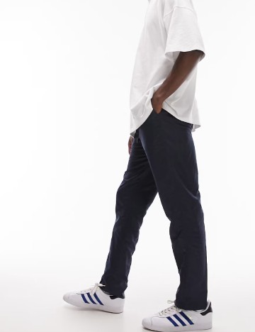 Pantaloni Topman, bleumarin