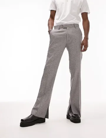 Pantaloni Topman, gri Gri