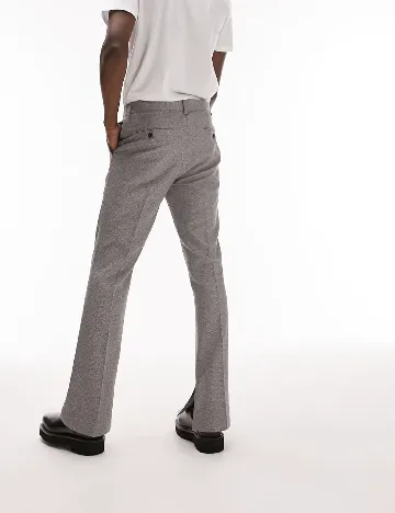 Pantaloni Topman, gri Gri