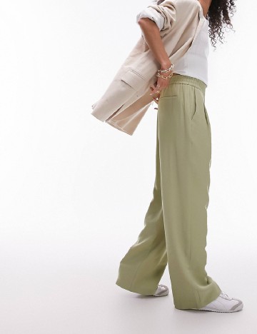 Pantaloni Top Shop, verde