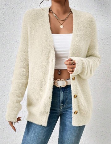 Cardigan SHEIN, ecru