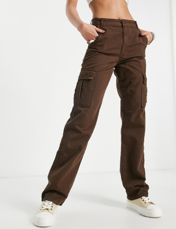 Pantaloni Stradivarius, maro