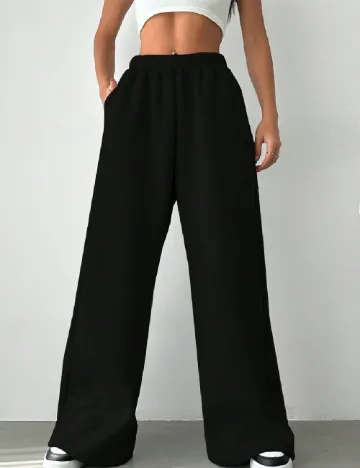 Pantaloni SHEIN, negru Negru