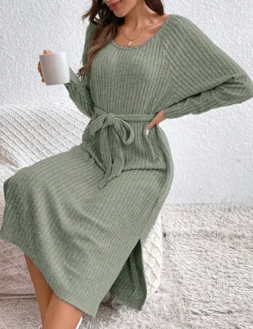 Rochie medie SHEIN, verde Verde