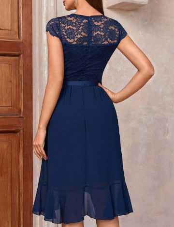 Rochie scurta Miusol, albastru