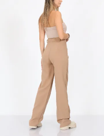 Pantaloni SHEIN, maro Maro