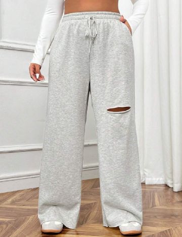 Pantaloni SHEIN, gri