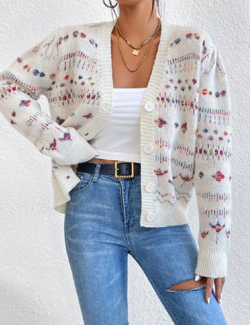 Cardigan Emery Rose, ecru