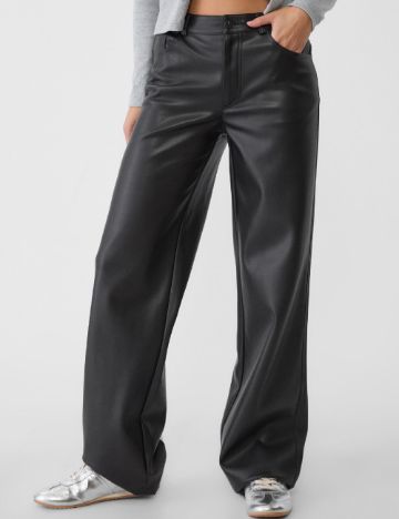 Pantaloni Stradivarius, negru