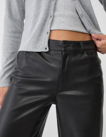 Pantaloni Stradivarius, negru