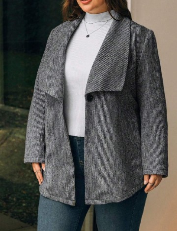 Cardigan Emery Rose Curve, gri