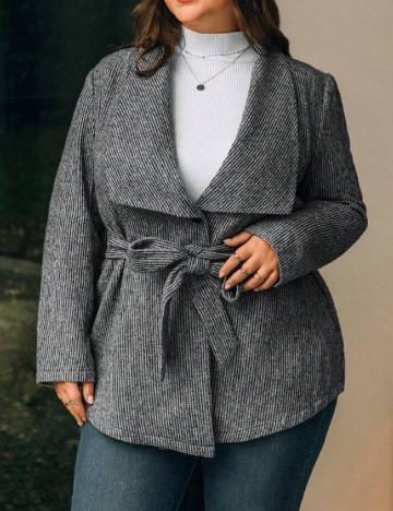 Cardigan Emery Rose Curve, gri