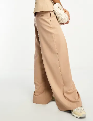 Pantaloni ASOS, maro Crem