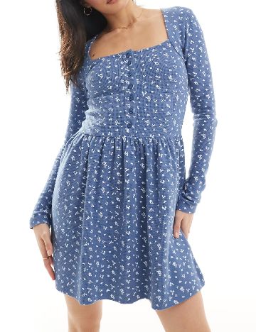 Rochie scurta ASOS, albastru