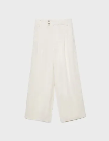 Pantaloni Stradivarius, crem Crem